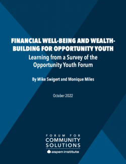 Financial well-being report cover